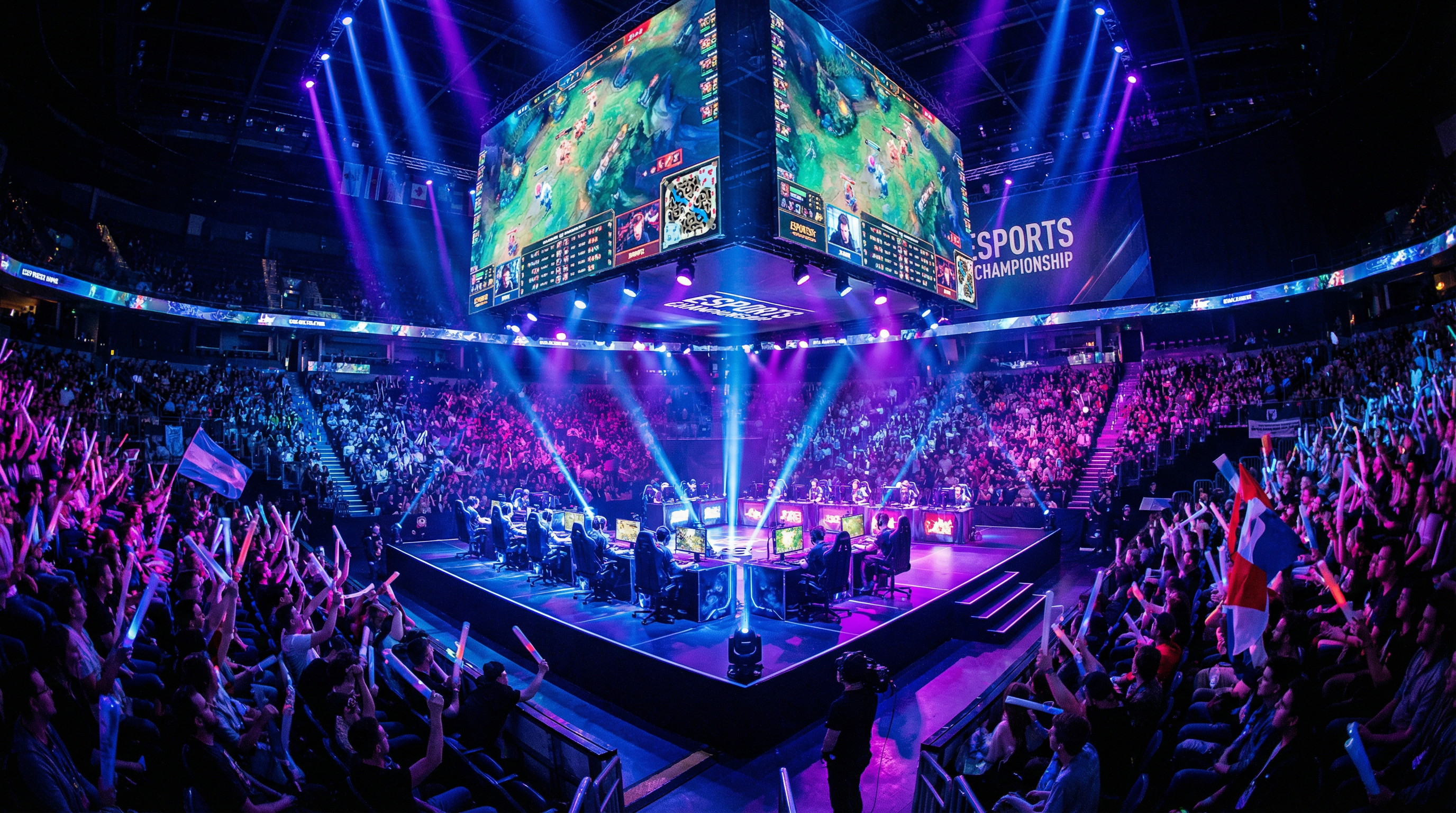 电子竞技比赛现场